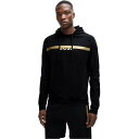 【送料無料】 ボス メンズ パーカー・スウェット アウター Boss Authentic Hoodie 10208539 10 Black/Gold 001