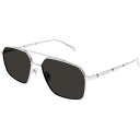 【送料無料】 アレキサンダー・マックイーン メンズ サングラス・アイウェア アクセサリー Alex S AM0477S Sn53 Silver/Grey