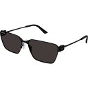 【送料無料】 バレンシアガ メンズ サングラス・アイウェア アクセサリー Bal S BB0374SK 53 Black
