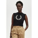 【送料無料】 フレッドペリー レディース タンクトップ トップス Knitted Tank Top Black