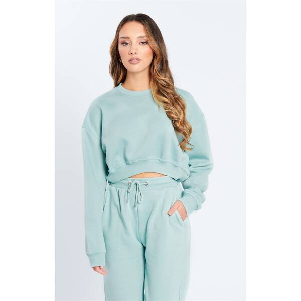 ビー ユー レディース アウター パーカー・スウェット Be You You Crop Sweat Tp Ld44 Sage セージ