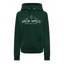 【送料無料】 ジャック ウィルス レディース パーカー・スウェット アウター Hunston Graphic Logo Hoodie Dark Green