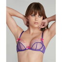 【送料無料】 エージェントプロヴォケイター レディース ブラジャー アンダーウェア LORNA Plunge Underwired Bra Purple/Pin...