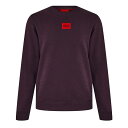 【送料無料】 フューゴ メンズ パーカー・スウェット アウター Hugo Boss Diragol Sweatshirt Purple 543