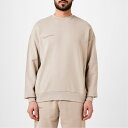 【送料無料】 パンゲア メンズ パーカー・スウェット アウター 365 Sweatshirt Stone Grey