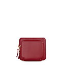 【送料無料】 コムデギャルソン レディース 財布 アクセサリー Zipped Wallet Purse Red 3