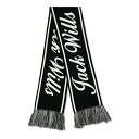 【送料無料】 ジャック ウィルス メンズ マフラー・ストール・スカーフ アクセサリー Logo Scarf 44 Black/White