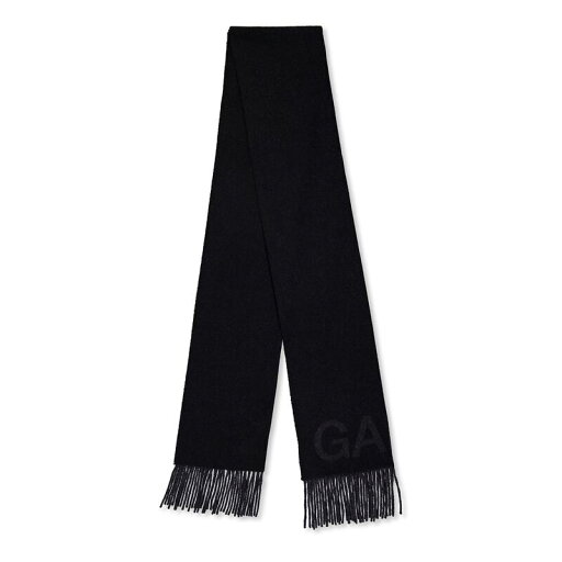 【送料無料】 ガニー レディース マフラー・ストール・スカーフ アクセサリー Fringed Scarf Black 【送料無料】 ガニー レディース マフラー・ストール・スカーフ アクセサリー Fringed Scarf Black