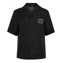 【送料無料】 アミリ メンズ シャツ トップス Silk Art District Shirt Black 001
