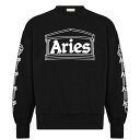 【送料無料】 アリーズ メンズ パーカー・スウェット アウター Column Sweatshirt Black