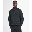 【送料無料】 バブアー メンズ パーカー・スウェット アウター Flight Half-Zip Sweatshirt Black BK11