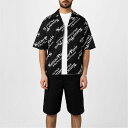 【送料無料】 ケンゾー メンズ シャツ トップス KNZO Short Slv Shirt Sn43 Black(4)