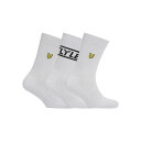 【送料無料】 ライルアンドスコット メンズ 靴下 アンダーウェア Lyle 3 Pack Crew Sn00 White