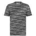 【送料無料】 ミッソーニ メンズ Tシャツ トップス Broken Stripe T Shirt Blck/Wht F901B