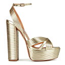 【送料無料】 アクアズーラ レディース サンダル シューズ Sundance Plateau Platform Sandals Light Gold