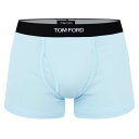 【送料無料】 トム・フォード メンズ ボクサーパンツ アンダーウェア Logo Boxer Briefs Arctic Blue