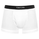 【送料無料】 トム・フォード メンズ ボクサーパンツ アンダーウェア Logo Boxer Briefs White 100