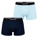 【送料無料】 トム・フォード メンズ ボクサーパンツ アンダーウェア Boxer Briefs 2-Pack Arctic/Navy