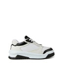 【送料無料】 ヴェルサーチ メンズ スニーカー シューズ Versace Suede Snkr Sn43 Black/White