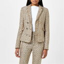 【送料無料】 ジャンバティスタ ヴァリ レディース ジャケット・ブルゾン アウター Giambat Boucle Jkt Ld41 Gold