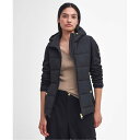 【送料無料】 バブアー レディース パーカー・スウェット アウター Bondar Quilted Sweatshirt Black