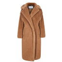 【送料無料】 マックスマーラ レディース コート アウター Teddy Icon Coat Camel 001