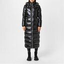 【送料無料】 ムースナックル レディース コート アウター Belle Cote Shiny Shell Down Coat Black 292