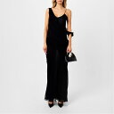【送料無料】 クリストファーエスバー レディース ワンピース トップス Drifted Silk Side Tie Dress Black