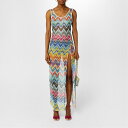 【送料無料】 ミッソーニ レディース ワンピース トップス Zigzag Long Beach Dress Carioca Micro