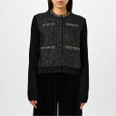 【送料無料】 ジャンバティスタ ヴァリ レディース ニット・セーター アウター Giambat Knit Cardign Ld43 Black/Silver