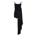 【送料無料】 マグラー レディース ワンピース トップス Ruched Mini Dress BLACK