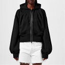【送料無料】 ランバン レディース パーカー・スウェット アウター Lanvin Zip Hoodie Ld43 Black