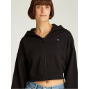 【送料無料】 カルバンクライン レディース パーカー・スウェット アウター CK EMBRO BADGE ZIP-THROUGH Ck Black