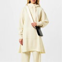 【送料無料】 ジル・サンダー レディース パーカー・スウェット アウター JSr Long Hoodie Ld43 Coconut 104