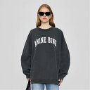 【送料無料】 アニービン レディース パーカー・スウェット アウター Tyler Sweatshirt Washed Black