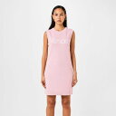 【送料無料】 ヴェルサーチ レディース ワンピース トップス Knitted Tank Dress Pastel Pink