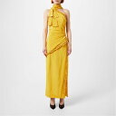 【送料無料】 アレッサンドラ リッチ レディース ワンピース トップス Bow One Shoulder Dress Yellow/Black