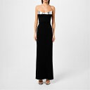 【送料無料】 マグラー レディース ワンピース トップス Strapless Maxi Dress BLACK