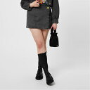 【送料無料】 ガニー レディース スカート ボトムス Wrap Mini Skirt Sharkskin(4)
