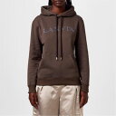 【送料無料】 ランバン レディース パーカー・スウェット アウター Lanvin Logo Hoodie Ld43 Shadow