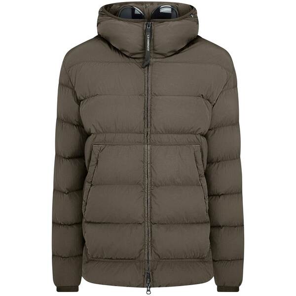 シーピーカンパニー メンズ アウター ジャケット ブルゾン ダウン ジャケット CP COMPANY Chrome-R Goggle Down Jacket Walnut 359