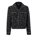 【送料無料】 アミリ メンズ ジャケット・ブルゾン アウター Amiri Fleck Jacket Sn44 Black