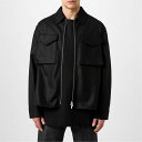 【送料無料】 ジル・サンダー メンズ シャツ トップス Pocket Zip Overshirt Black