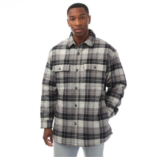 【送料無料】 リーバイス メンズ ジャケット・ブルゾン アウター Levis Brnl Hgh Ovshr Sn99 Crenshaw Plaid