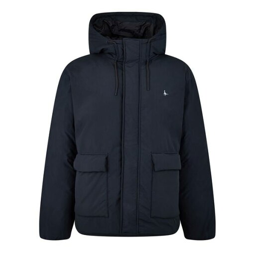 【送料無料】 ジャック ウィルス メンズ ジャケット・ブルゾン アウター Wadded Puffer Men Black 【送料無料】 ジャック ウィルス メンズ ジャケット・ブルゾン アウター Wadded Puffer Men Black