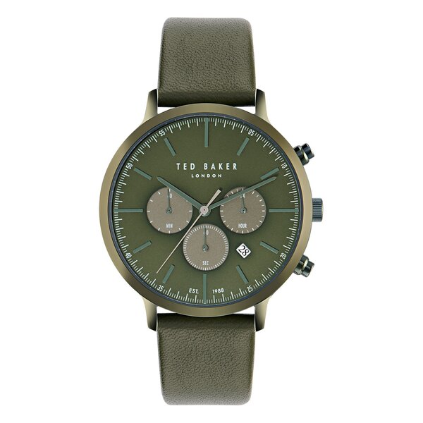 テッドベーカー メンズ アクセサリー 腕時計 Ted Baker Ted Haarvin Watch Sn52 Black/Olive ブラック