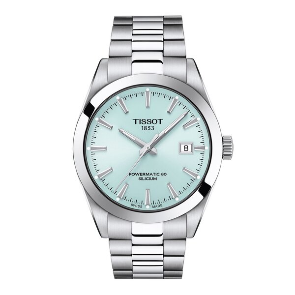 【送料無料】 ティソット メンズ 腕時計 アクセサリー Gentleman 40mm Watch Ice Blue/Steel