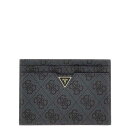 【送料無料】 ゲス レディース 財布 アクセサリー Guess Erica CrdHldr Ld44 Coal logo