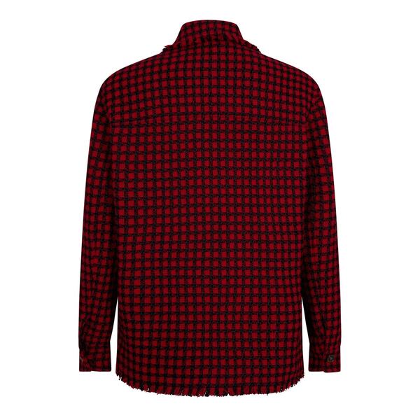 【送料無料】 ヴェルサーチ メンズ ジャケット・ブルゾン アウター Versace Tweed Jkt Sn44 Lipstick Red