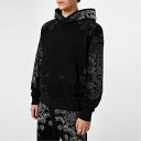 【送料無料】 アミリ メンズ パーカー・スウェット アウター Crystal Hoodie Black
